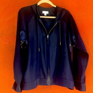Silk hoodie Isaac Mizrahi /Target xxl